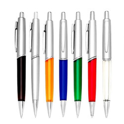 Detalhes do produto b320   -  caneta plástica prata