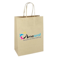 Detalhes do produto Sacola de Papel Kraft Personalizada - 1138