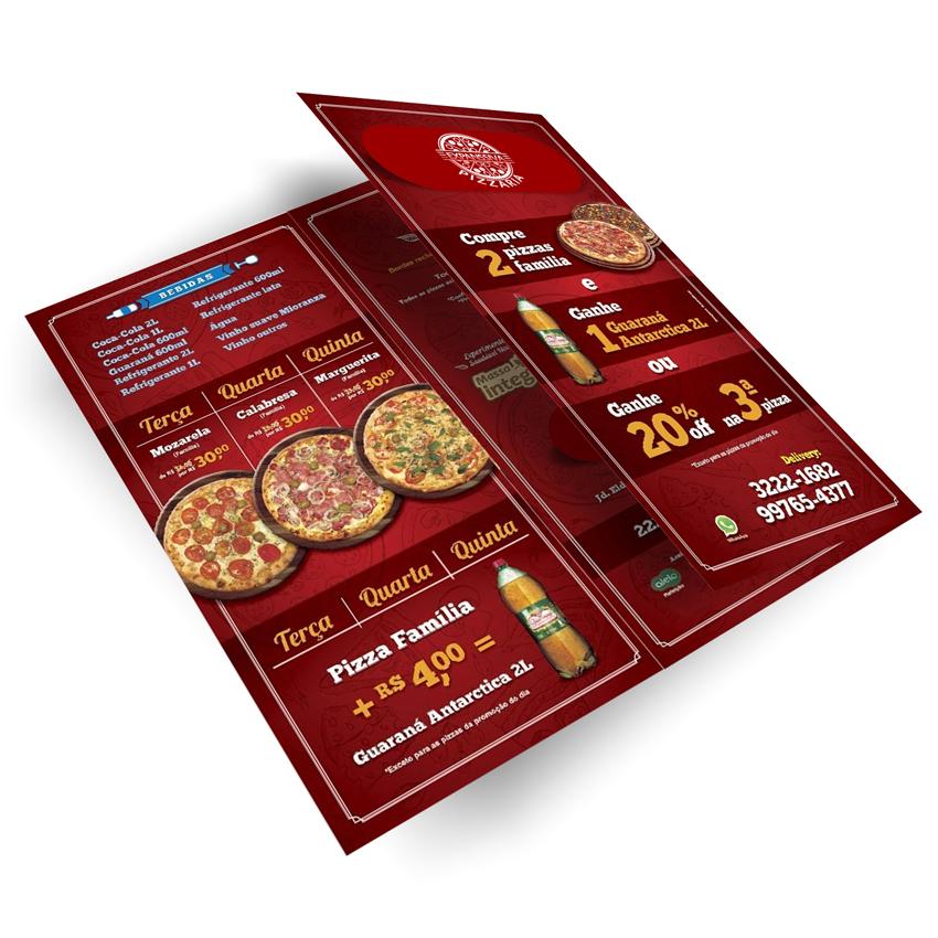 Folheto Cardápio -1283