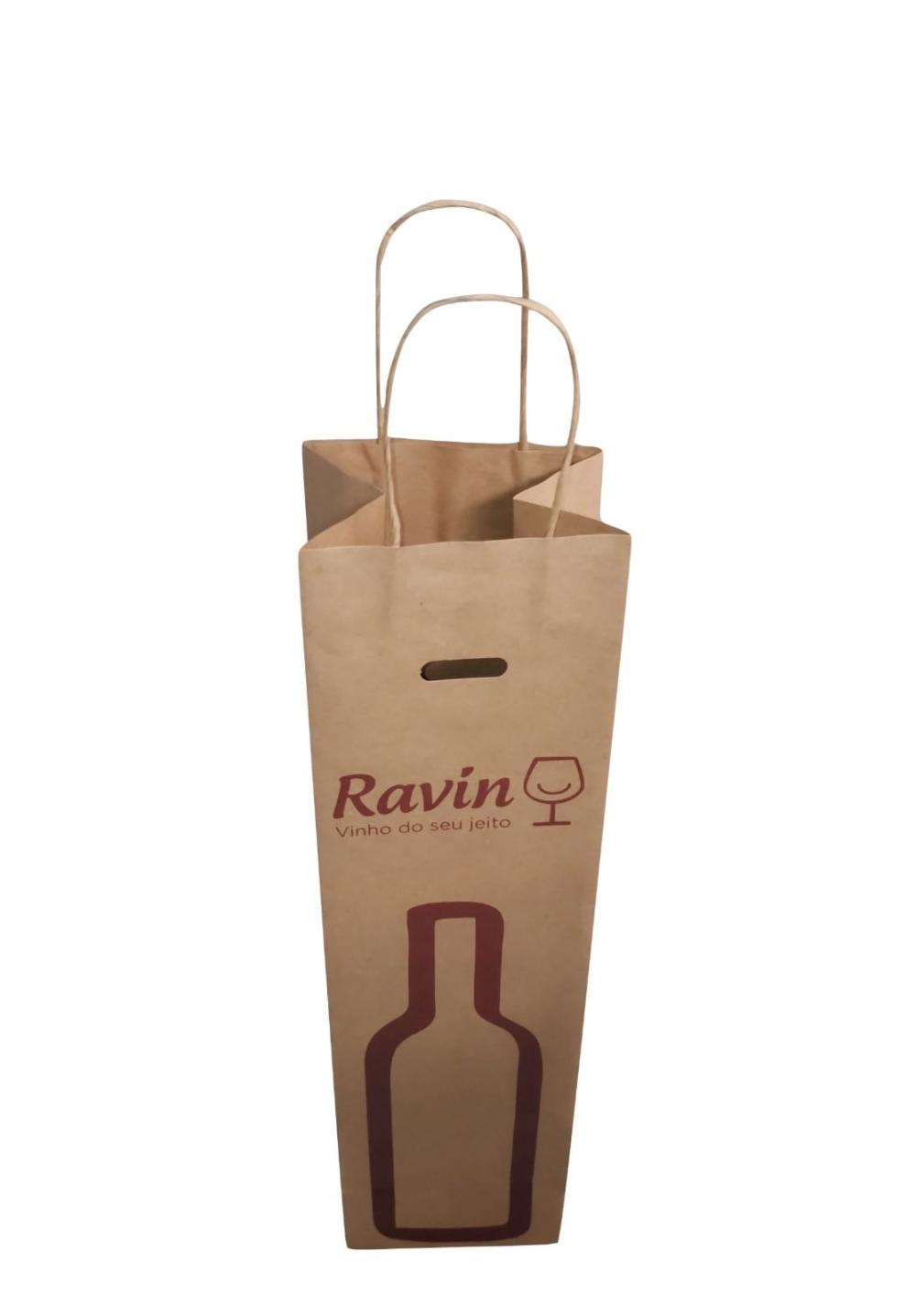 Sacola Kraft para Garrafa-1255