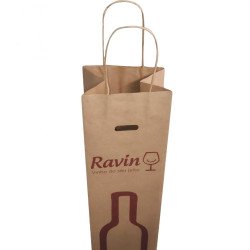 Detalhes do produto Sacola Kraft para Garrafa-1255