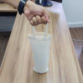 Sacolas de Algodão Modelo Vinho - Foto 3